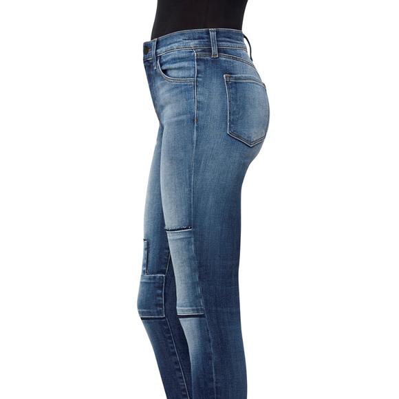 JBrand Alana High-Rise Cropped Super Skinny Jeans - Picture 1 of 6